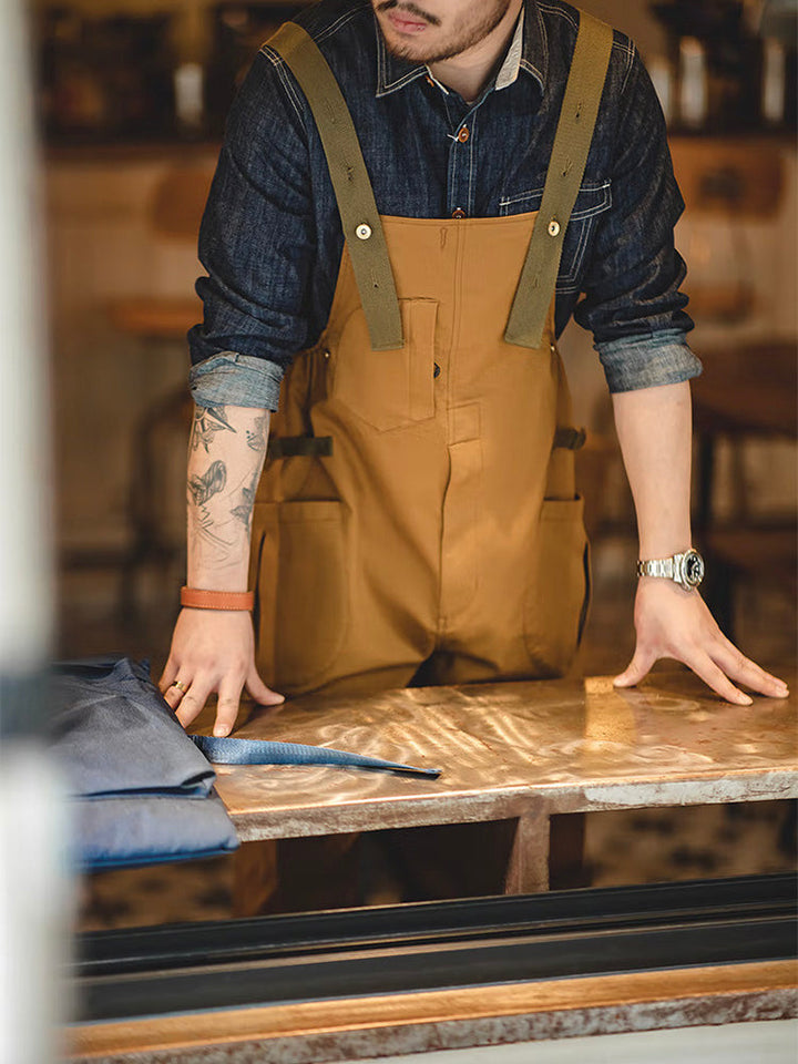 Benoît™ | Salopette atelier rustique