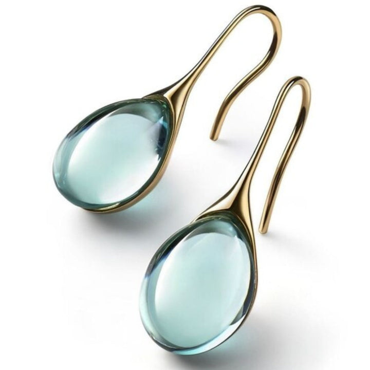Celeste™ | Boucles d'Oreilles Élégantes en Cristal doré et argenté