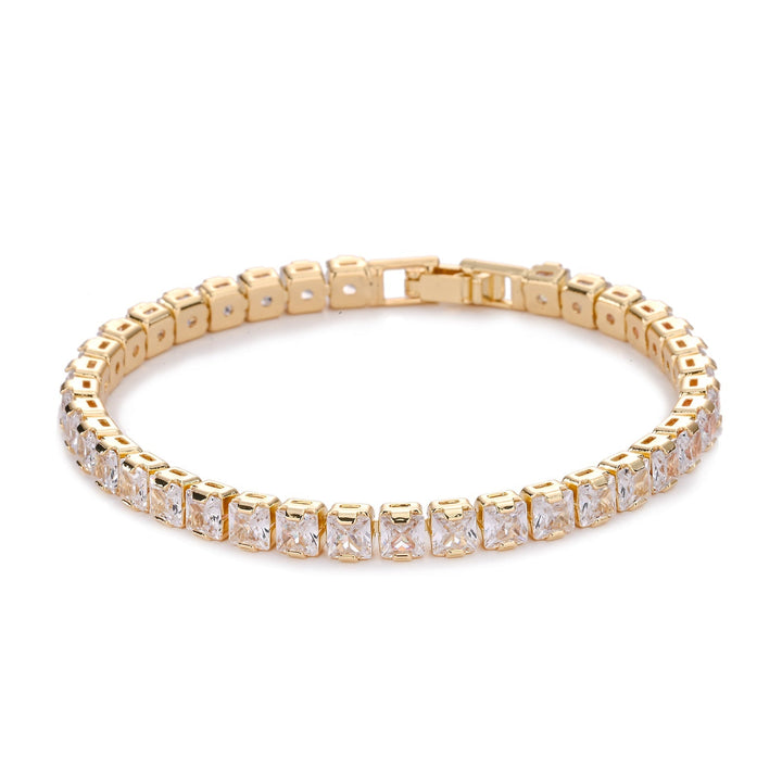 Bracelet de Tennis Carré | Or
