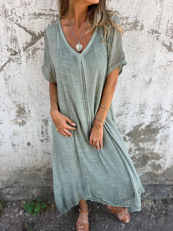Lottie™ | Robe Décontractée Élégante à Décolleté en V