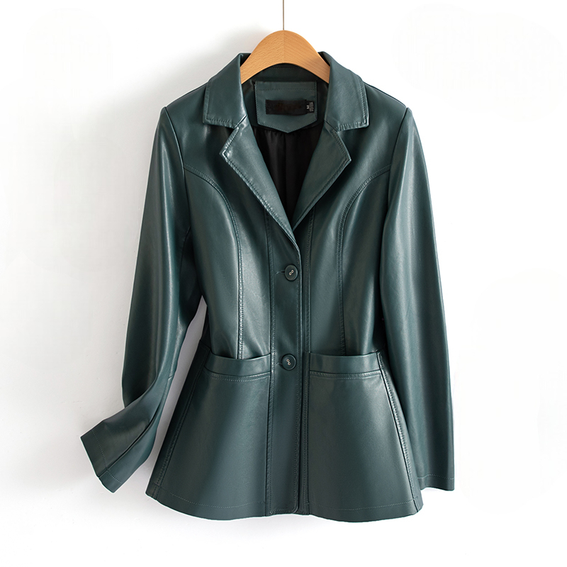 Bellatrix - Veste longue en cuir