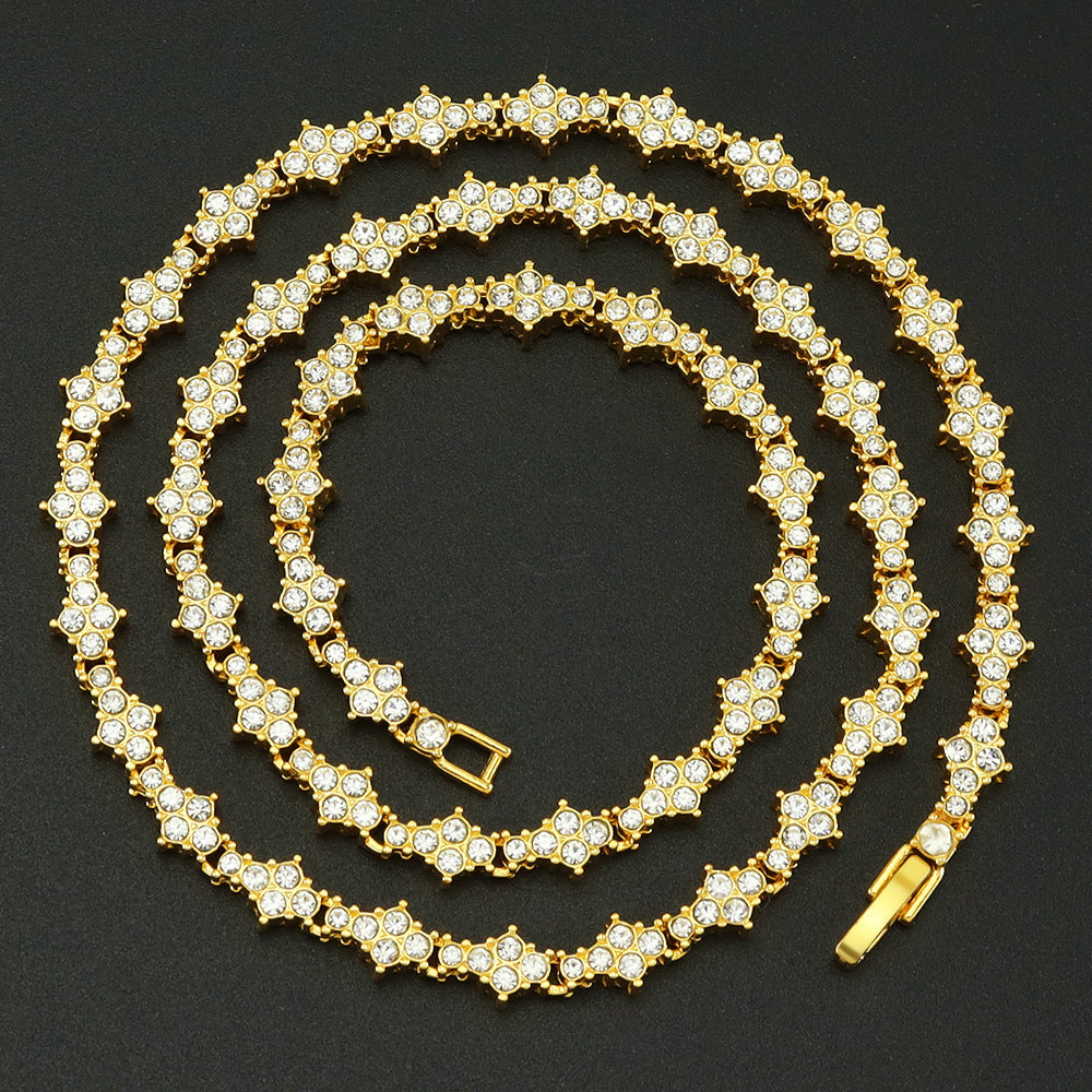 Collier de Tennis Classique en Or