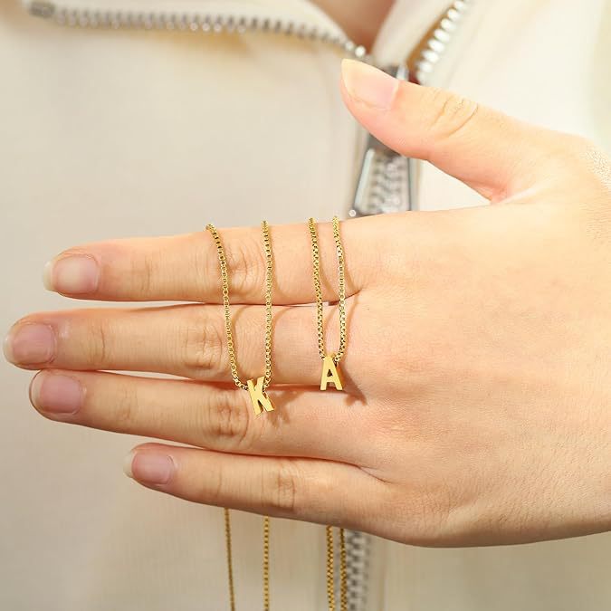 Collier initial en lettre d'amour | Or