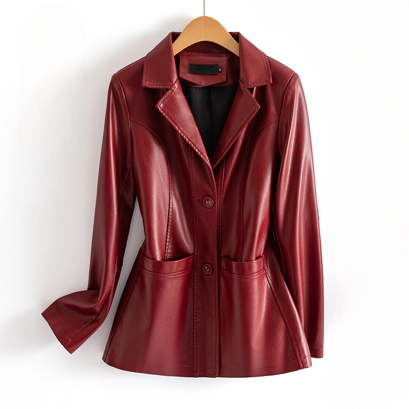 Bellatrix - Veste longue en cuir
