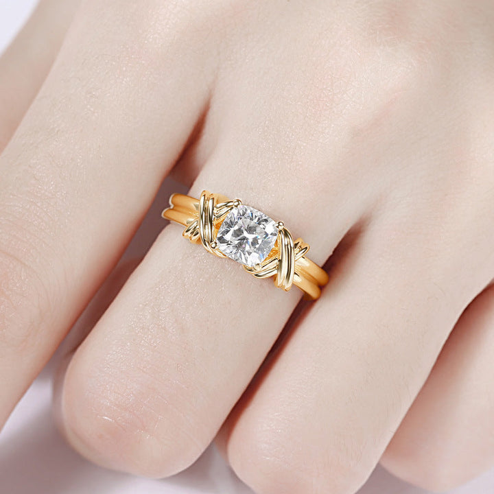Bague Énonciatrice à Nœuds | Or