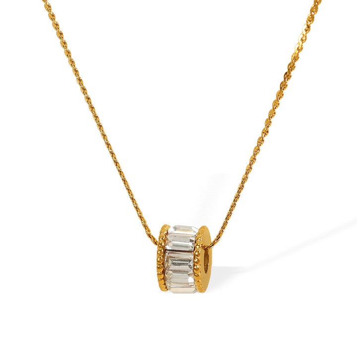 Collier en baril poli Elyna | Or