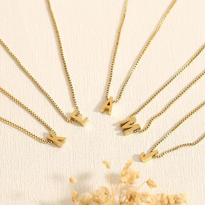 Collier initial en lettre d'amour | Or