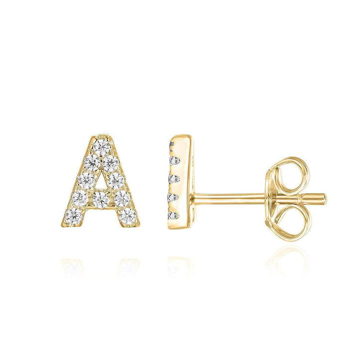 Luna™ | Boucles d'oreilles personnalisées avec initiale