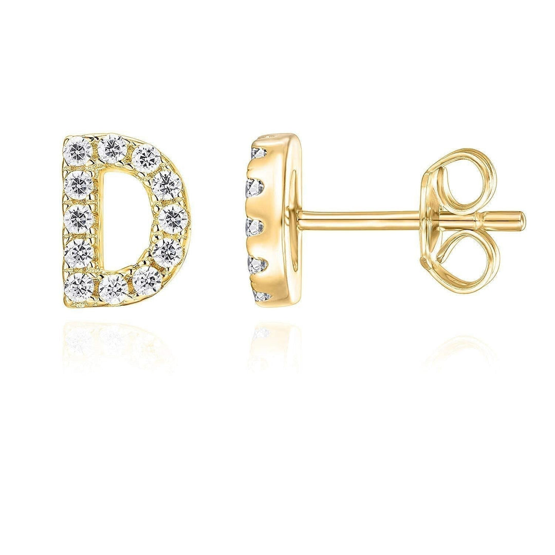 Luna™ | Boucles d'oreilles personnalisées avec initiale