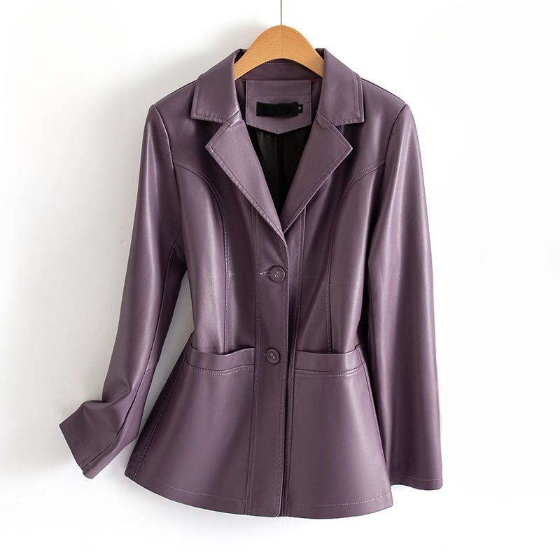 Bellatrix - Veste longue en cuir