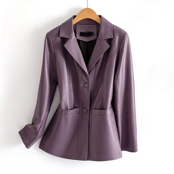 Bellatrix - Veste longue en cuir