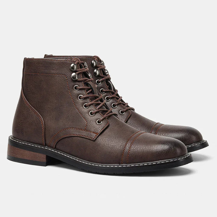 Keith | Bottines derby vintage à bout renforcé