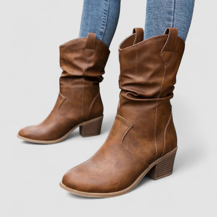 Vivian™ – Bottes Orthopédiques en Cuir