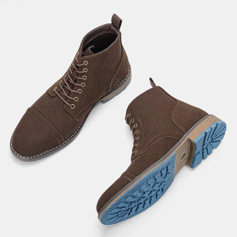 Keith | Bottines derby vintage à bout renforcé