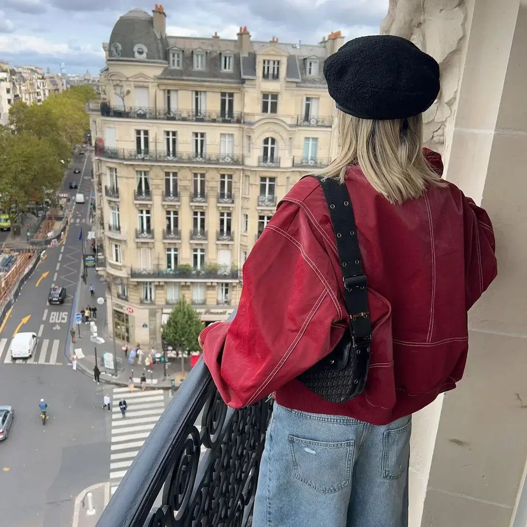 Giacca™ - Bomber Oversize en Cuir