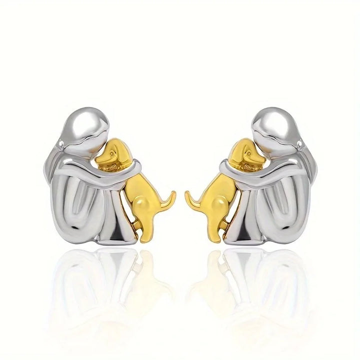 NOA | BOUCLES D'OREILLES EN ÉTREINTE DE CHIEN