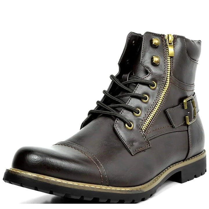 Damien | Bottines à lacets en cuir