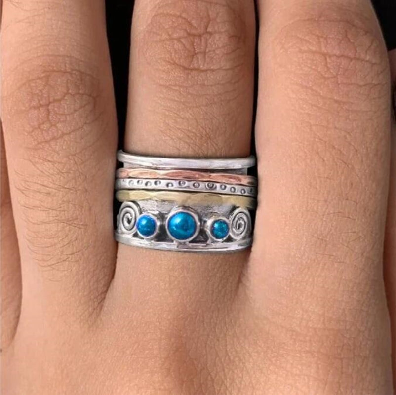 Luna™ | Bague de Méditation Boho Élégante