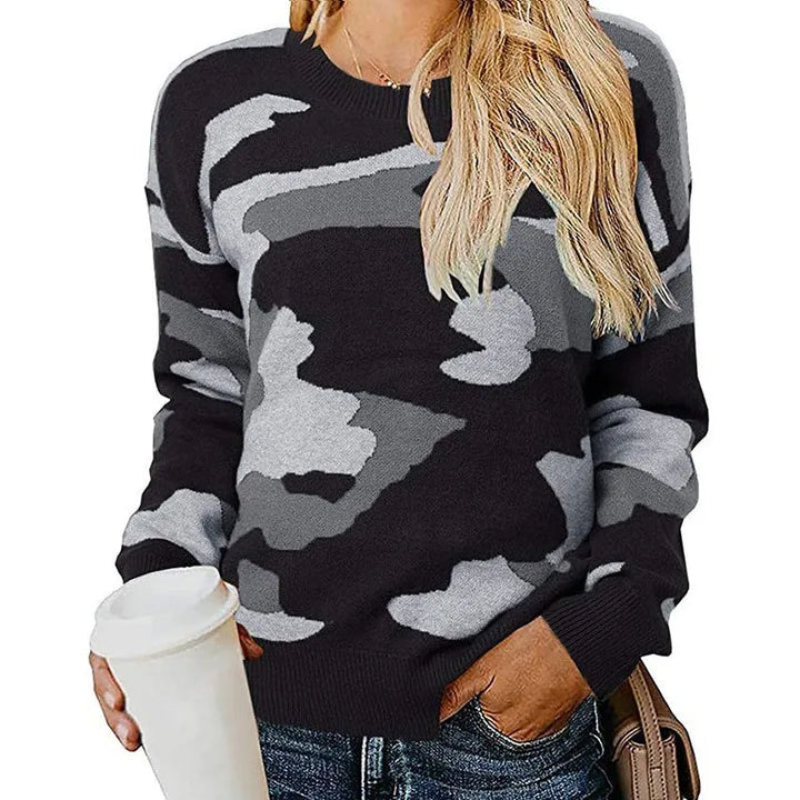 Paloma™ | Pull Camouflage Léopard en Maille