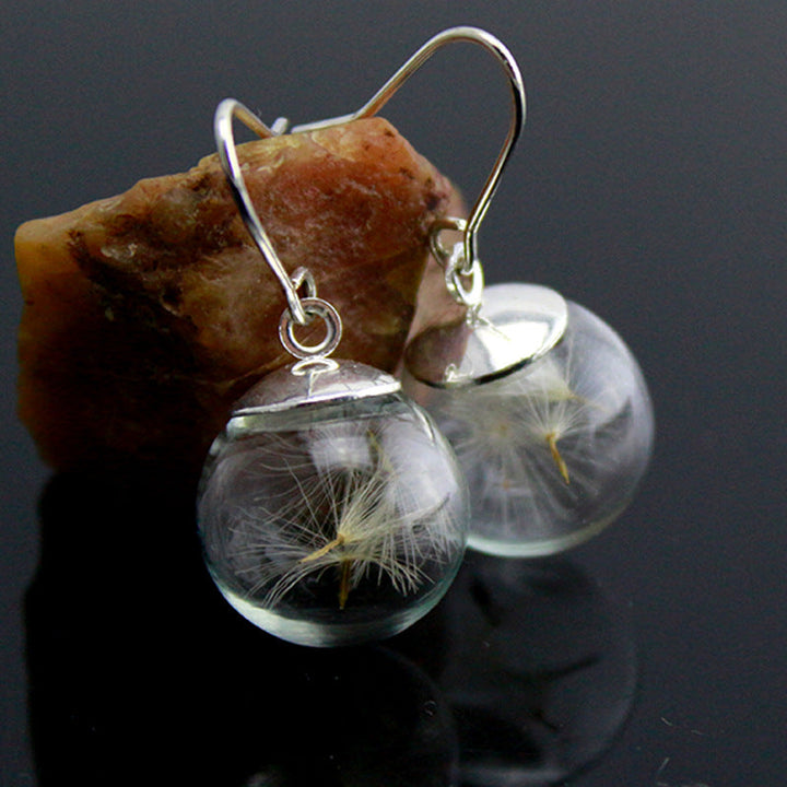 Luna™ | Boucles d'oreilles Pissenlit en Argent