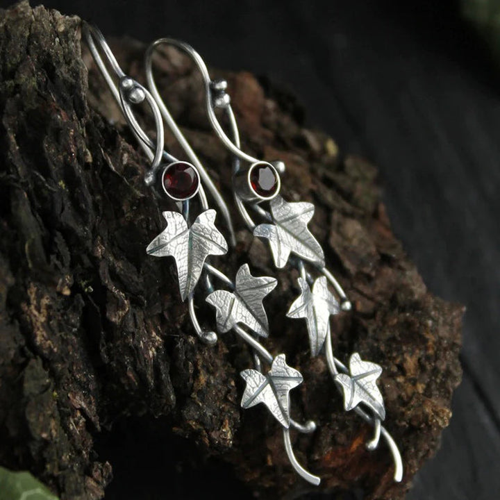 Boucles d'oreilles Elfe en Cristal Bleu