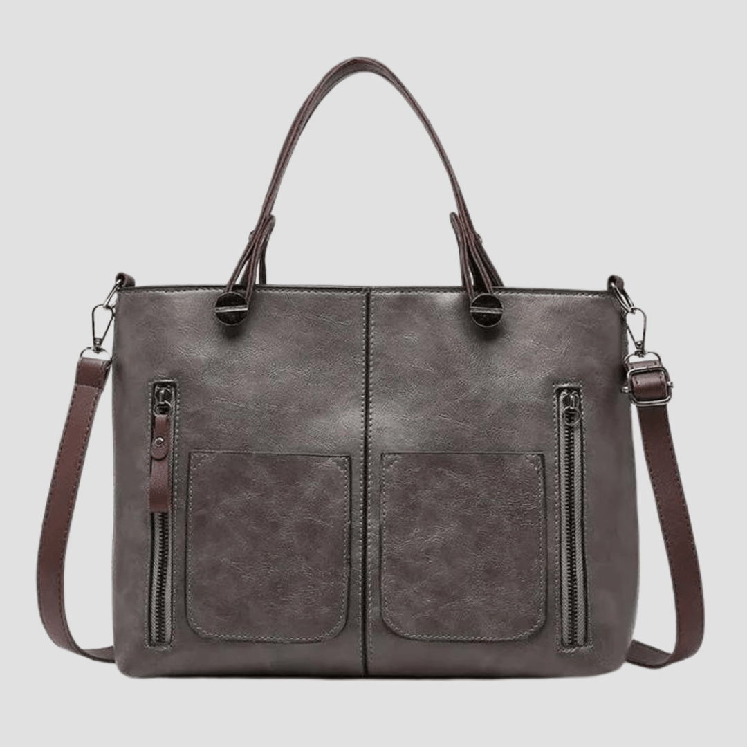 Sac à bandoulière en cuir vintage élégant