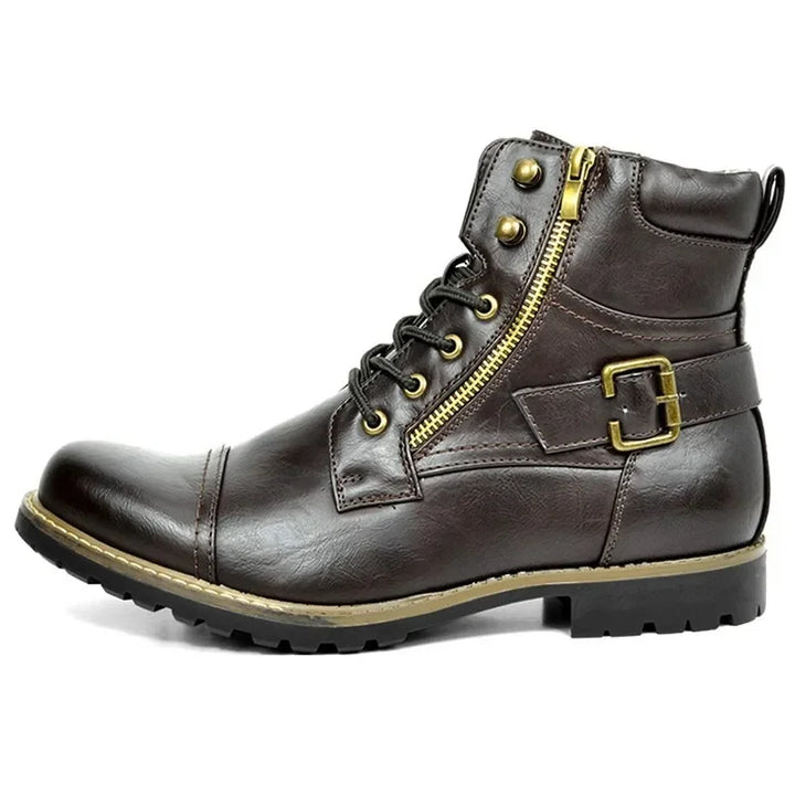 Damien | Bottines à lacets en cuir