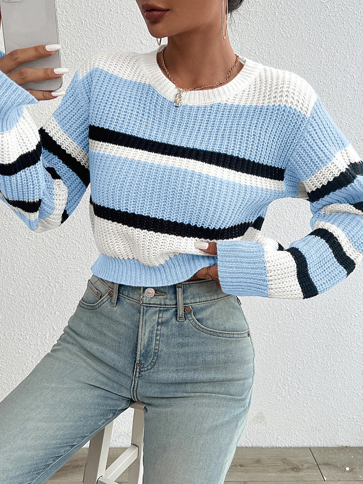 Amelie™ | Pull Tricoté à Épaules Tombantes
