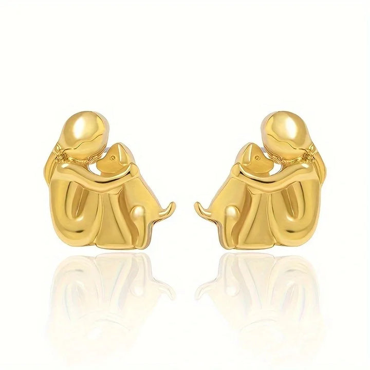 NOA | BOUCLES D'OREILLES EN ÉTREINTE DE CHIEN