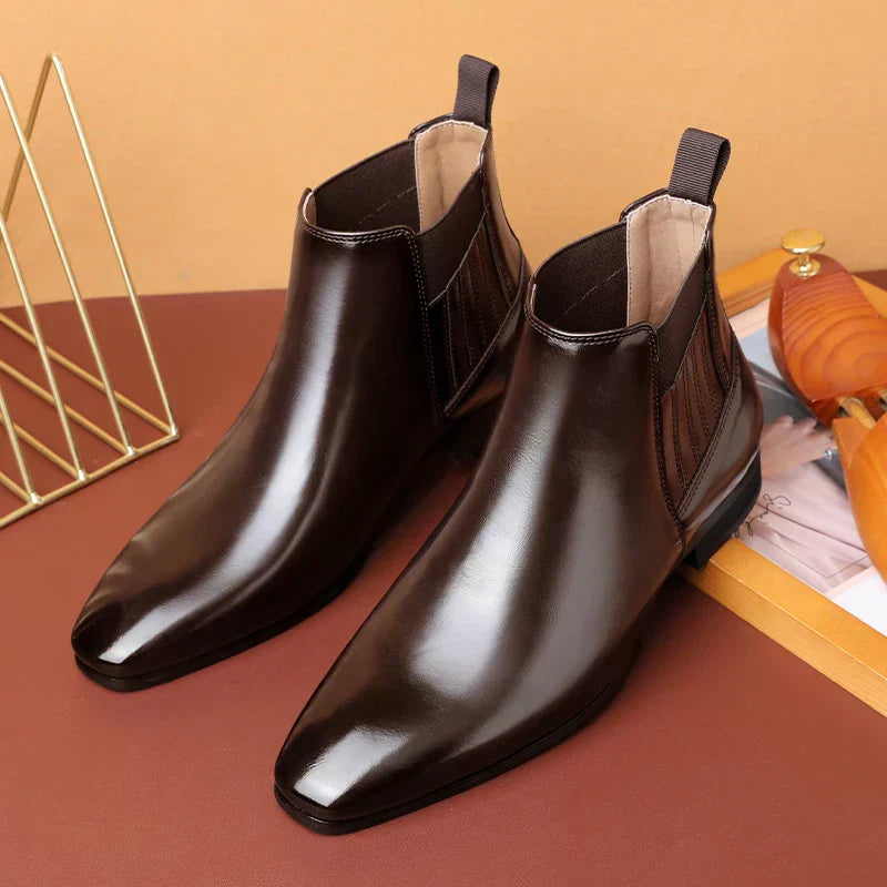 Henry | Bottines en simili cuir