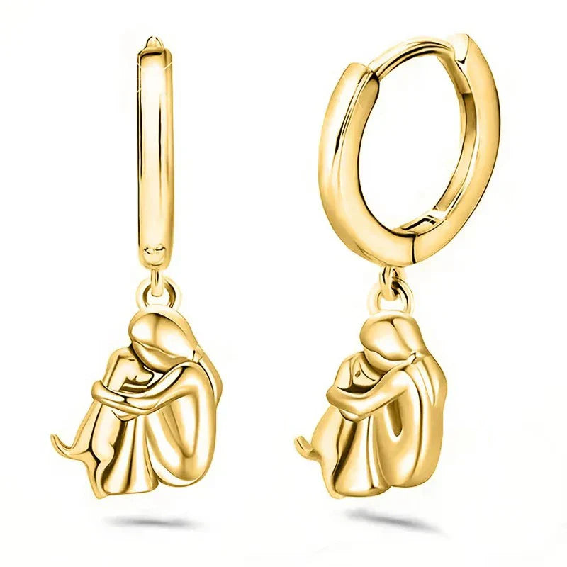 ARIA | BOUCLES D'OREILLES EN ÉTREINTE DE CHIEN