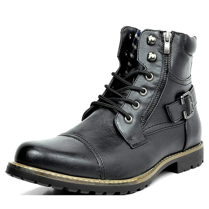 Damien | Bottines à lacets en cuir