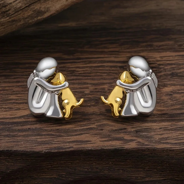 NOA | BOUCLES D'OREILLES EN ÉTREINTE DE CHIEN