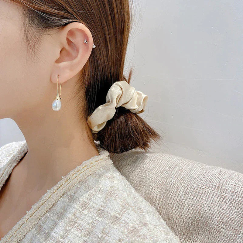 Luna™ | Boucles d'Oreilles en Goutte de Perle Élégantes
