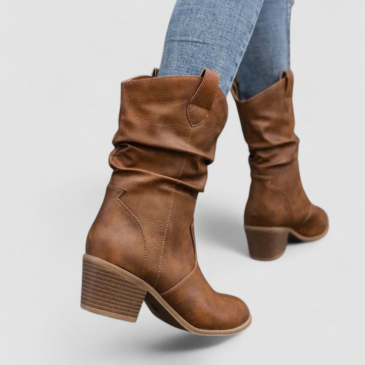 Vivian™ – Bottes Orthopédiques en Cuir