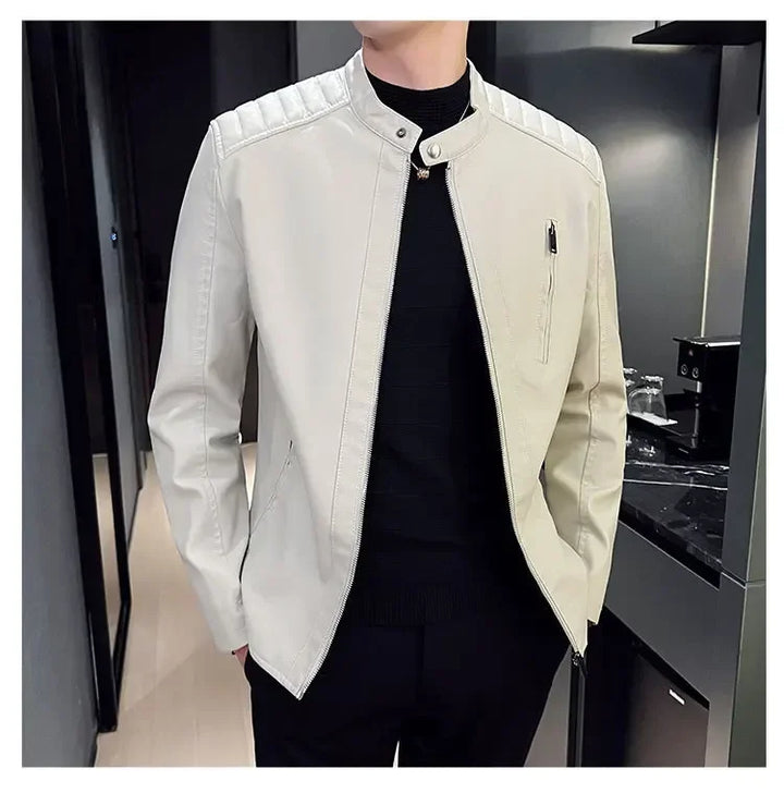 Veste en cuir élégante