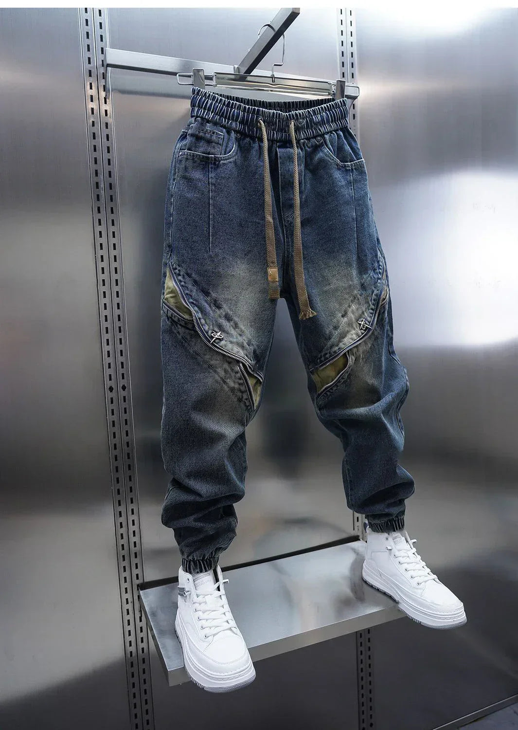 Laurent™ | Pantalons Baggy en Denim avec Ceinture