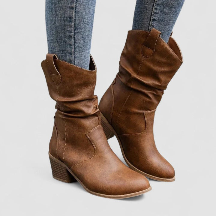Vivian™ – Bottes Orthopédiques en Cuir