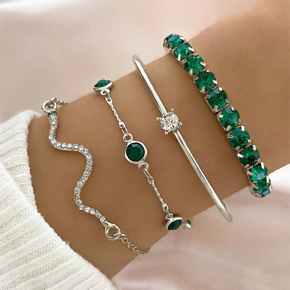 Ensemble de Bracelets Sorina Feldwyn | Or Blanc