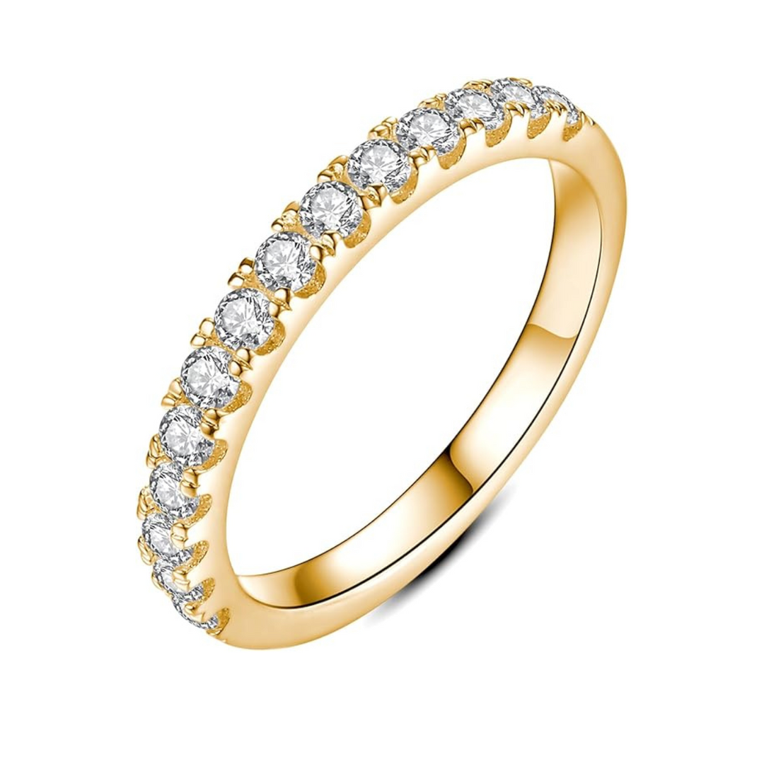 Bague de mariage en moissanite