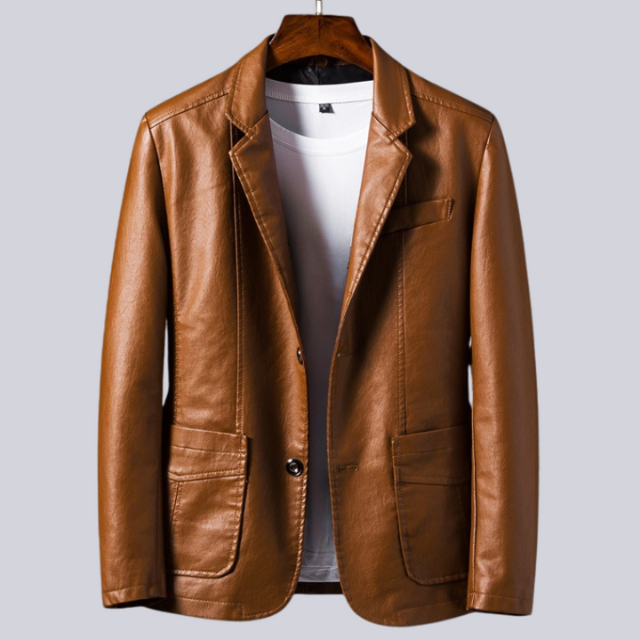 DARIUS - Veste en cuir