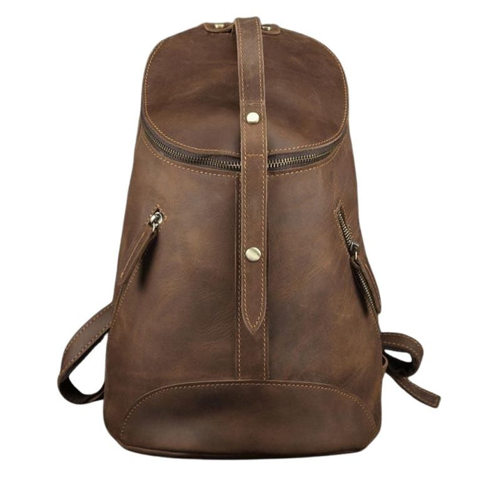 Sac à dos en cuir rétro pour le collège
