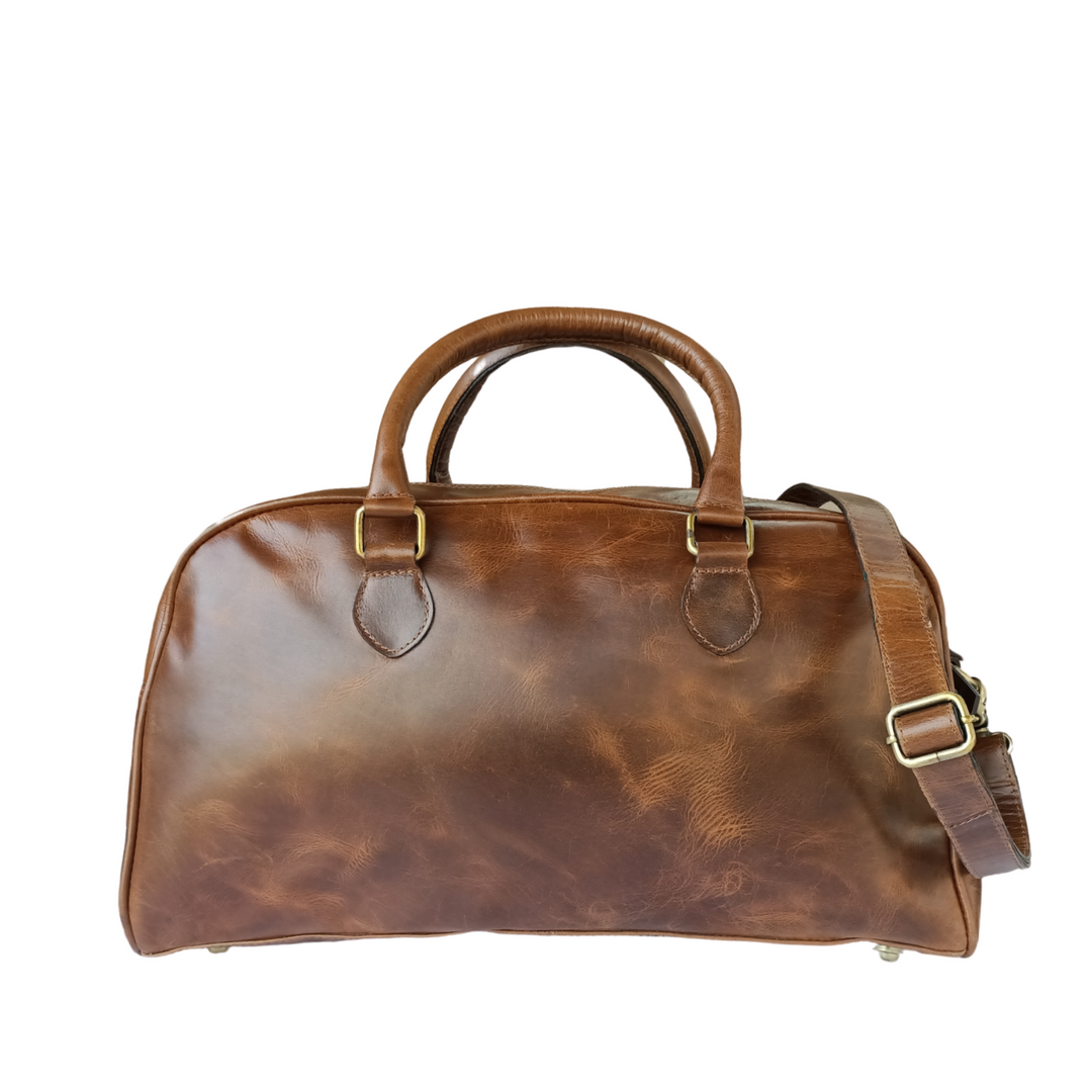 Sac de voyage mini pour femmes en cuir Hunter scintillant