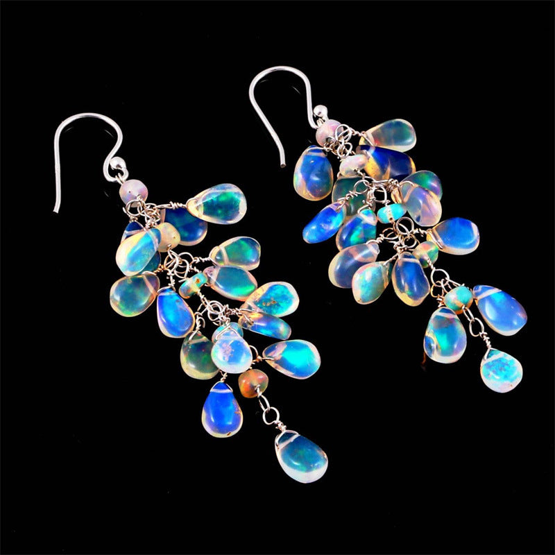 Luna™ | Boucles d'oreilles Élégantes en Pierre de Lune