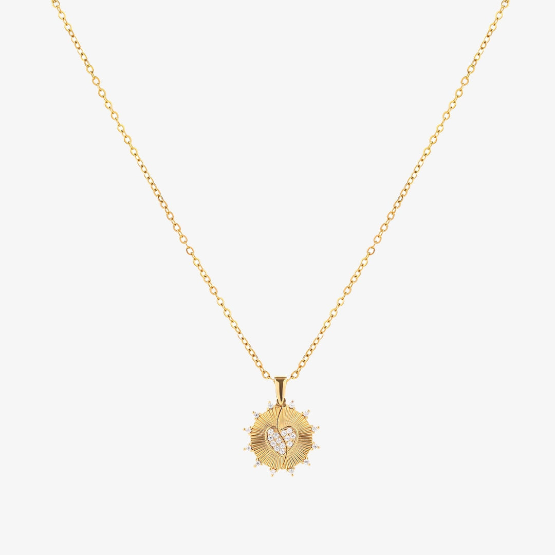 Collier Amour Rayons de Soleil | Or