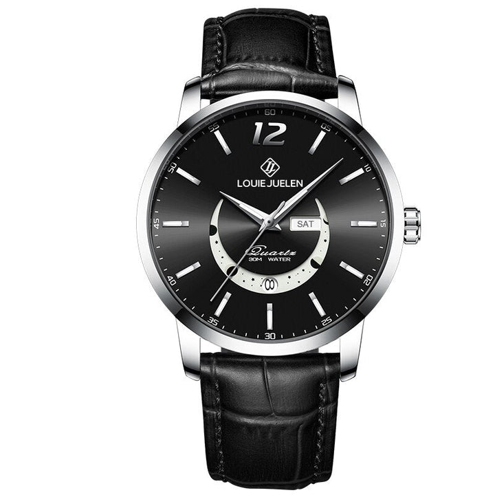 Montre Élégante avec Phases Lunaires