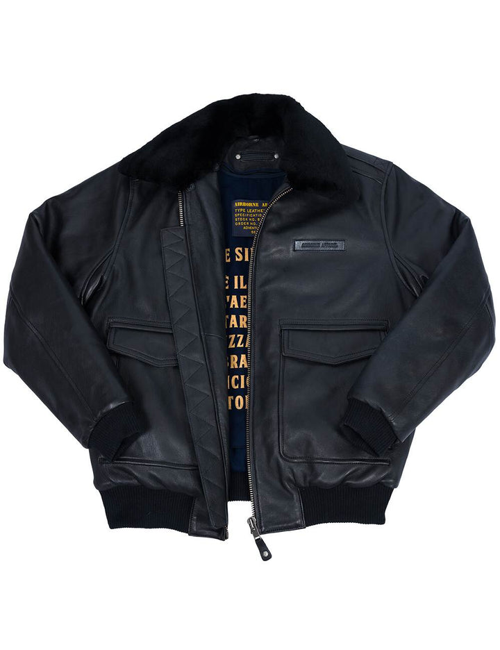 Aron™ | Veste en Cuir avec Doublure Amovible