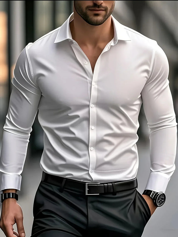 Savrani™ | Chemise élégante à manches longues avec boutons