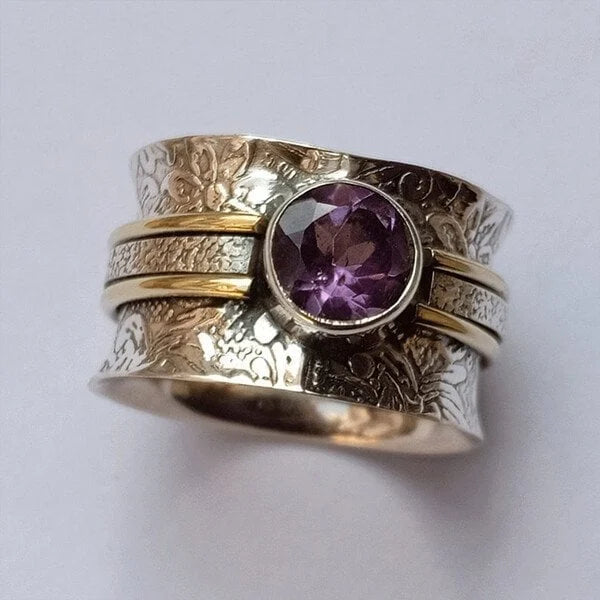Luna™ | Bague de Méditation Bohémienne en Cristal