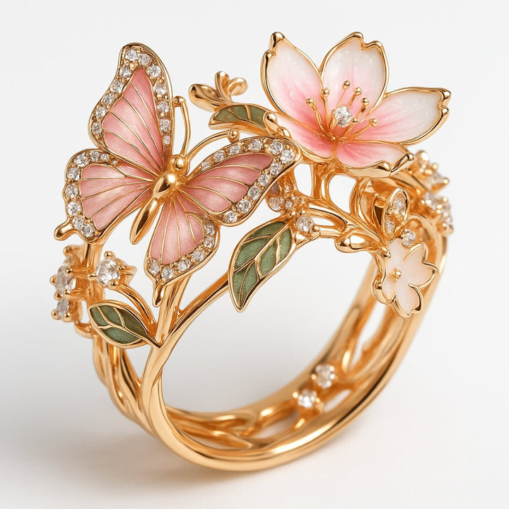 Bague en Zirconia Papillon Nature Bright